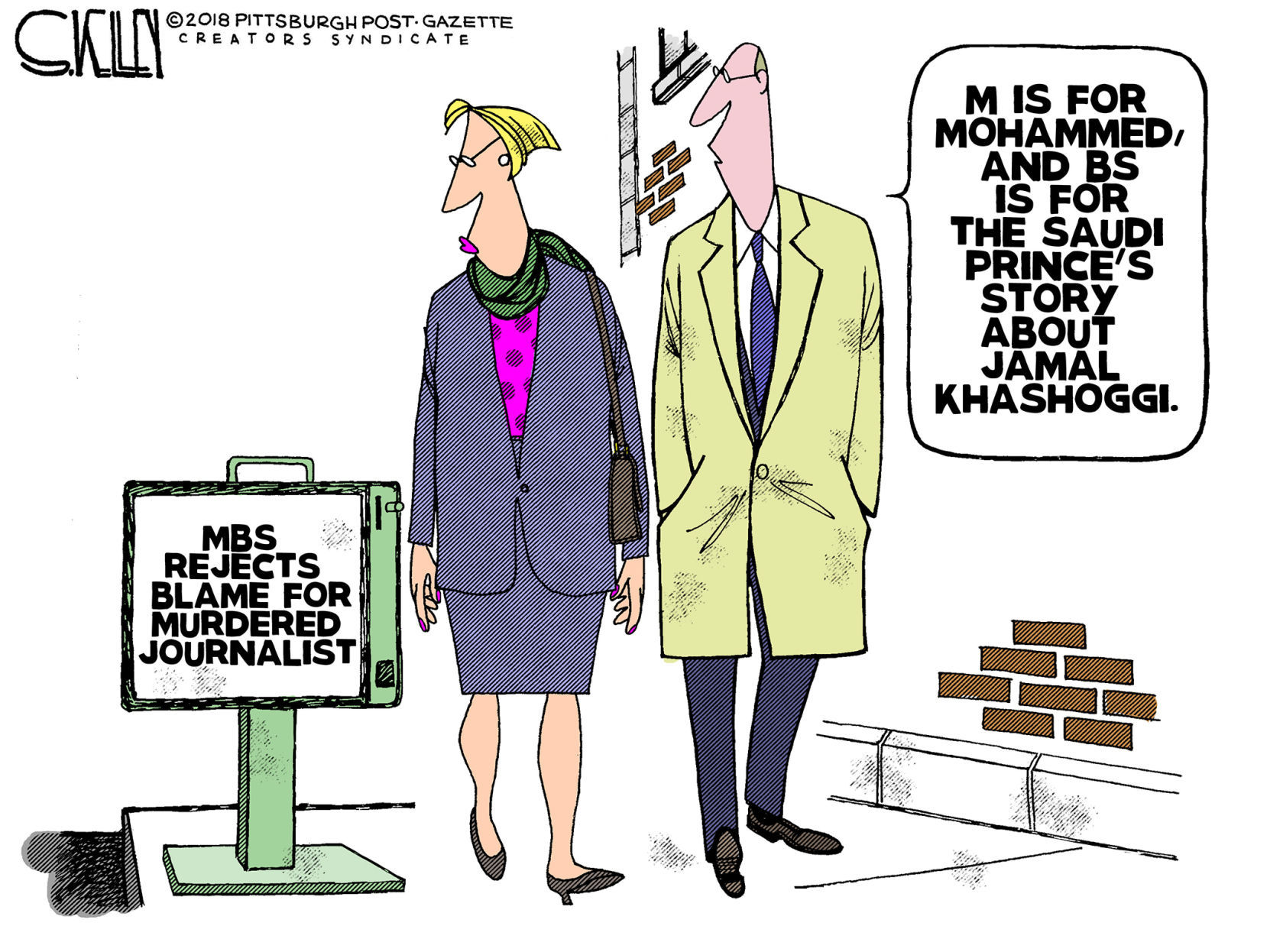 Saturday cartoon